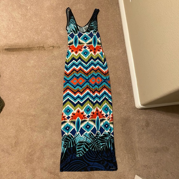 Multicolored Maxi Dress - Picture 2 of 2